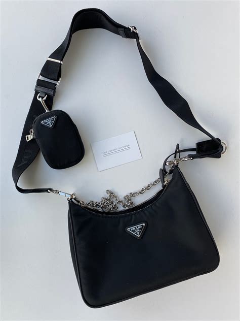 prada black crossbody purse